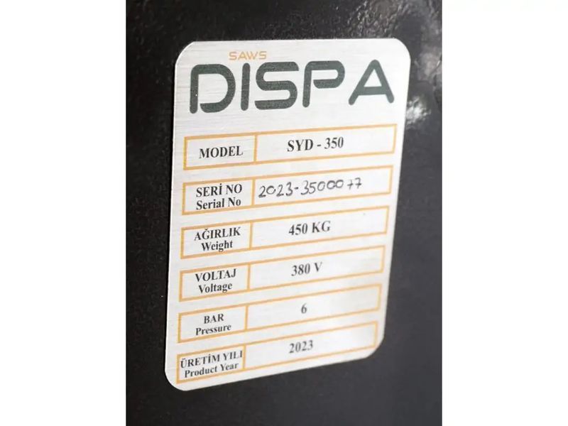 Metal circular saw Dispa Makina S-YD 350