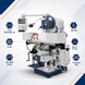 CORMAK UWF 125 SERVO - uniwersalna frezarka do metalu
