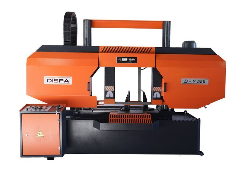 DISPA MAKINA D-Y 550 P&oacute;łautomatyczna dwukolumnowa piła taśmowa